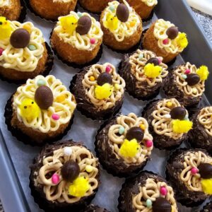 Nid crème au beurre vanille/spéculoos 1 pers