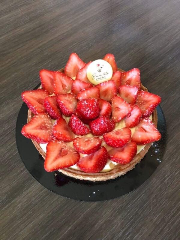 Tarte aux fraises 4-6 pers